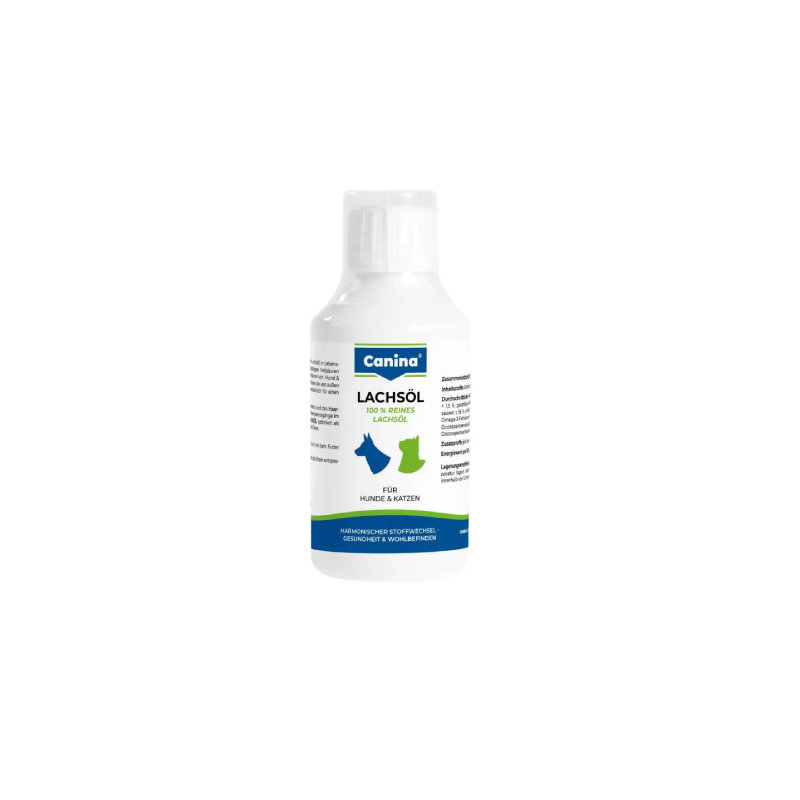 Canina Salmon Oil (Lachsöl) İt və Pişiklər üçün 100% Təmiz Qızılbalıq Yağı, 250 ml