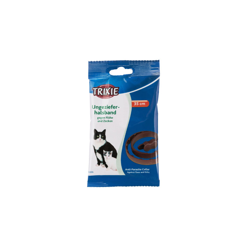 Trixie Natural Flea & Tick Collar Pişiklər üçün Bitki Mənşəli Antiparazitar Xalta, 35 sm