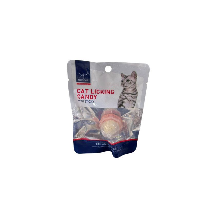 Nunbell Cat Licking Candy Pişiklər üçün Yalana Bilən Konfet