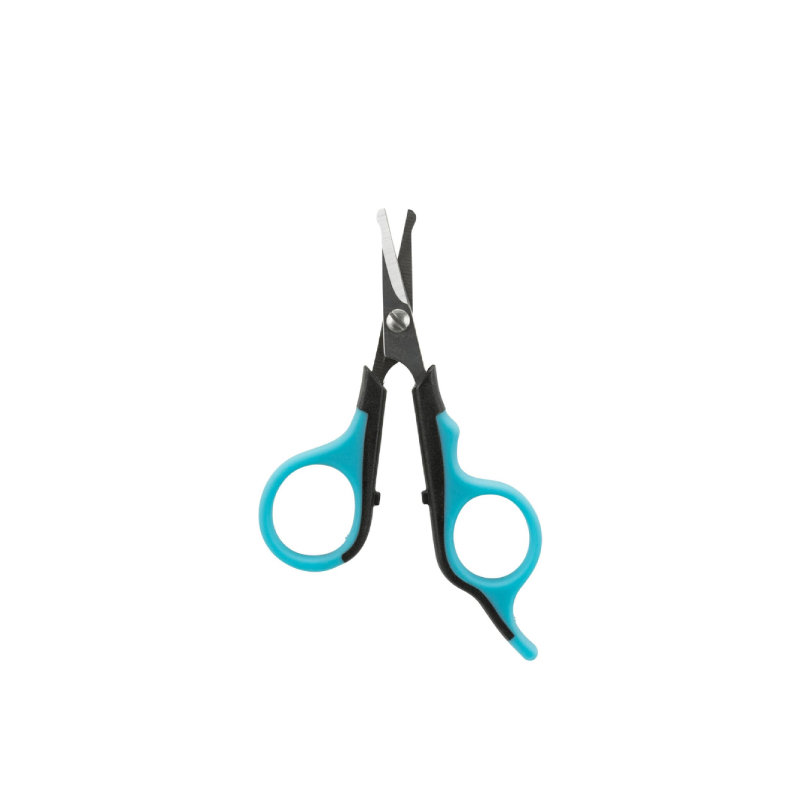 Trixie Face & Paw Grooming Scissors Pişik və İtlər üçün Üz və Pəncə Tükü Qayçısı, 9 sm