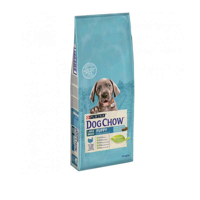 Сухой корм Purina Dog Chow Puppy Large Breed для щенков крупных пород с индейкой