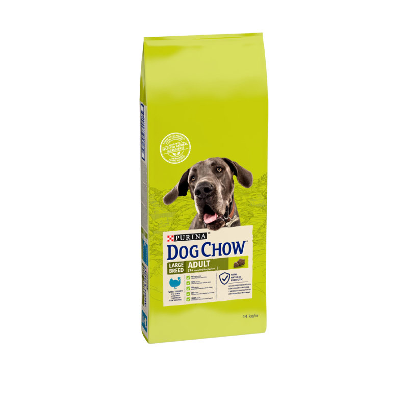 Purina DOG CHOW Adult Large Breed Hinduşka ilə Böyük Cins Yetkin İtlər üçün Quru Yem