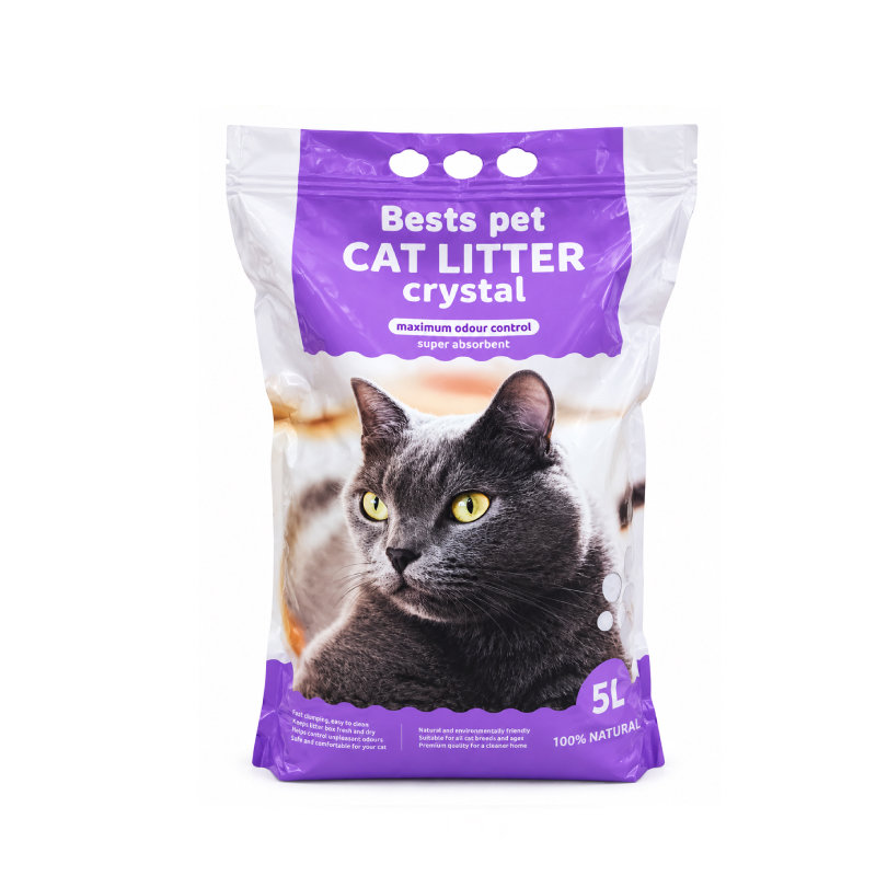 Bests Pet «Кристалл Лаванда» — силикагелевый наполнитель для кошачьего туалета, 5 л