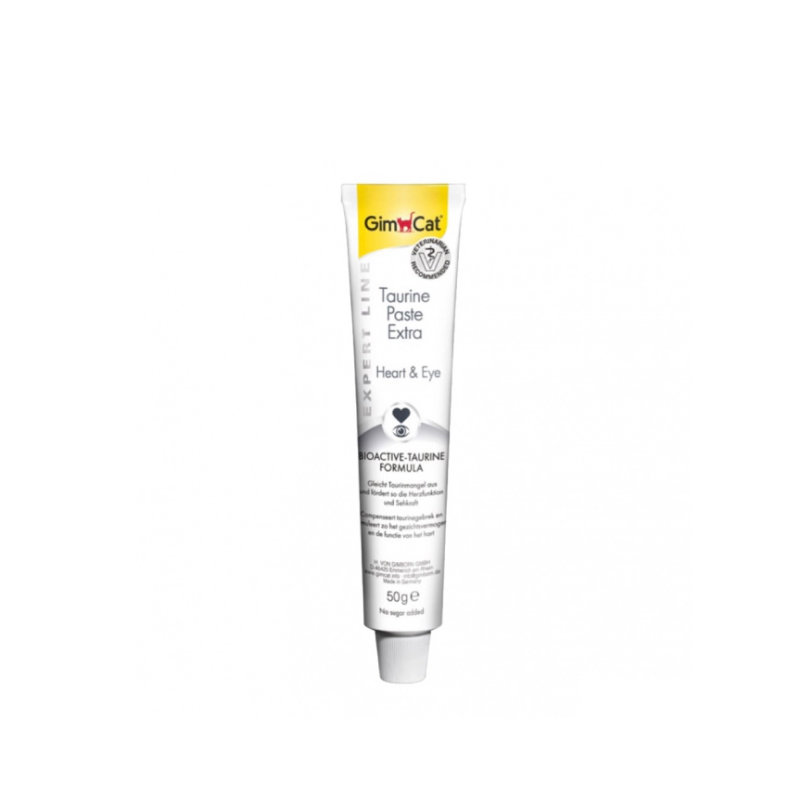 GimCat Taurine Paste Extra Pişiklər Üçün Ürək və Göz Sağlamlığını Dəstəkləyən Taurin Pasta, 50q