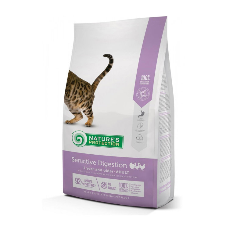 Nature's Protection Sensitive Digestion Adult Turkey — корм для взрослых кошек с чувствительным пищеварением