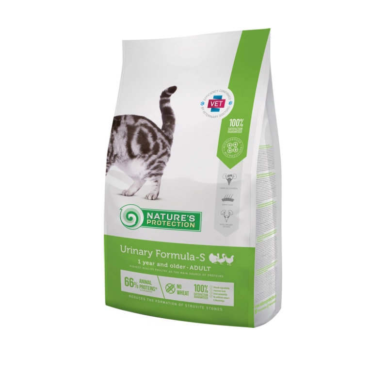 Nature's Protection Urinary Formula-S Quş Əti ilə Yetkin Pişiklər üçün Sidik Sisteminə Dəstək Quru Yem
