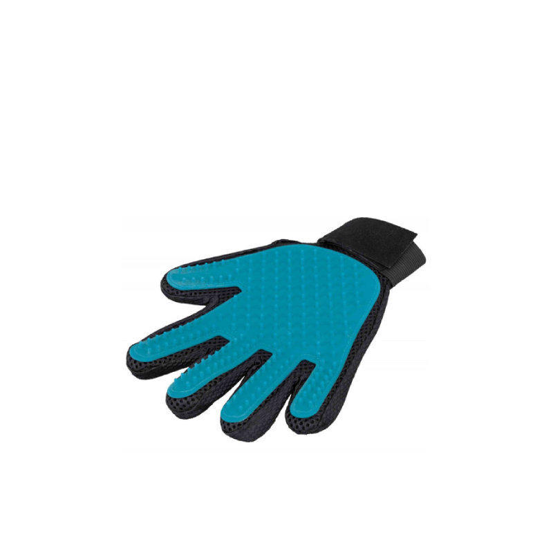 Перчатка для ухода за шерстью Trixie Coat Care Glove, предназначенная для собак и кошек в период линьки, 16 × 24 см