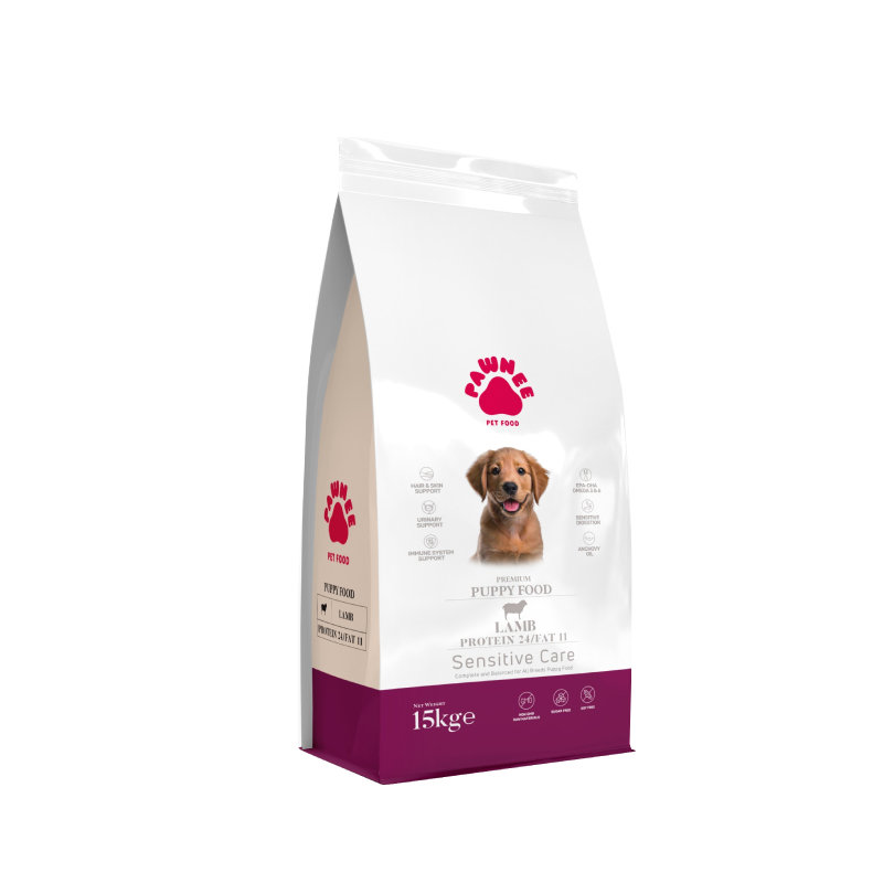Pawnee Premium Puppy Lamb 12 Months — экструдированный полноценный сбалансированный сухой корм для щенков, превосходящий требования породных стандартов