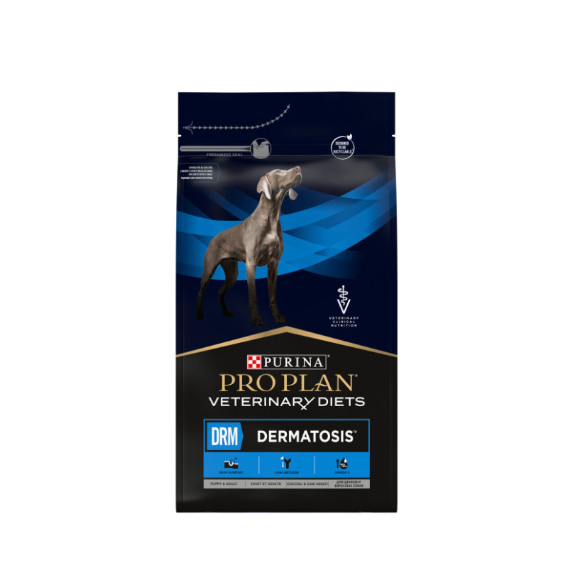 Pro Plan Veterinary Diets Canine DRM Dermatosis Dəri Problemləri olan İtlər üçün Quru Yem