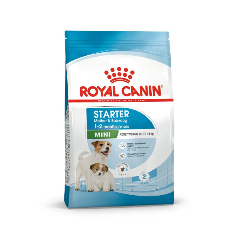 Royal Canin Mini Starter Mother & Babydog Kiçik Cinsli Hamilə, Əmizdirən Analar və 2 Aylığa Qədər Bala İtlər üçün Quru Yem